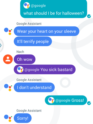 Illustration for article titled Forget Siri, Ask Google's Allo For Halloween Advice